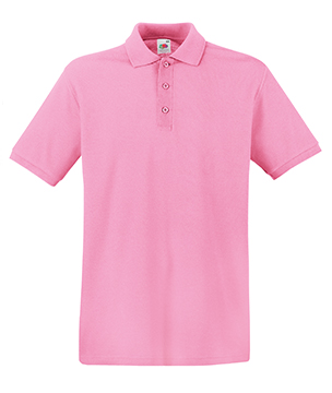 POLO PREMIUM ( FRUIT OF THE LOOM ) rosa pastello